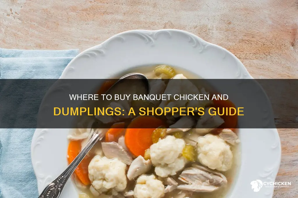 where can i buy banquet chicken and dumplings