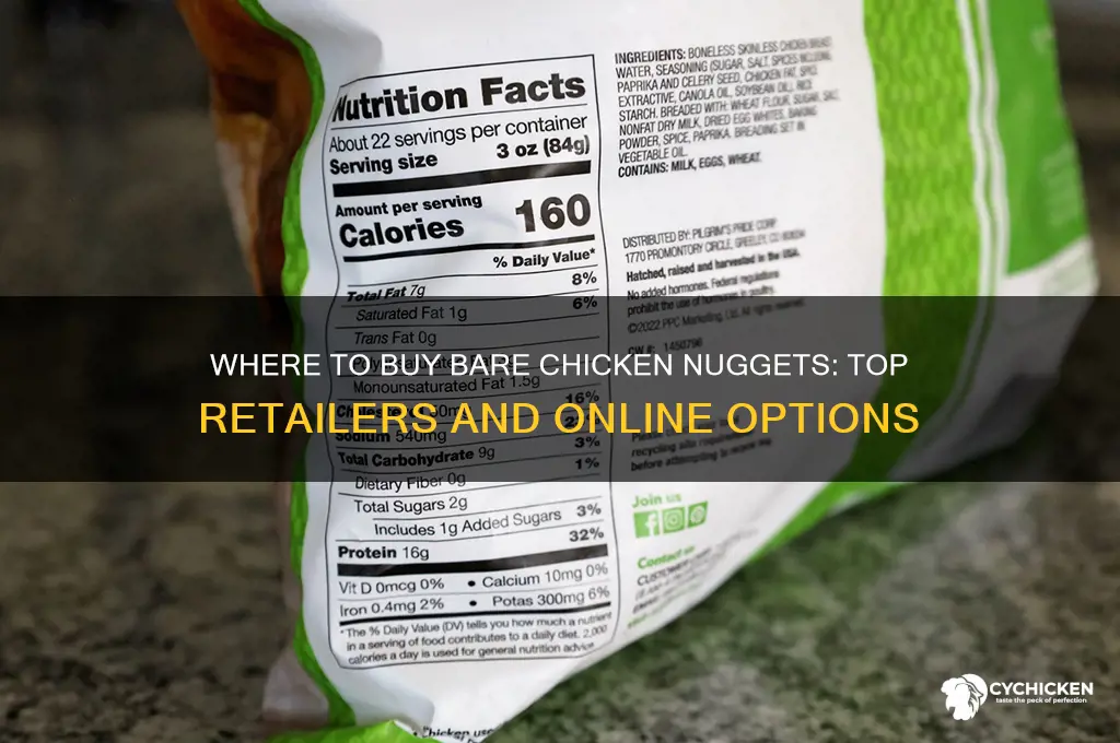 where can i buy bare chicken nuggets