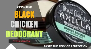 Where to Buy Black Chicken Deodorant: Top Retailers and Online Stores
