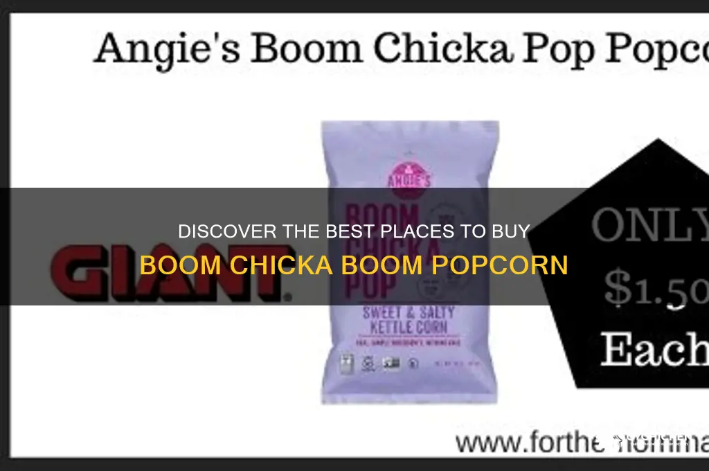 where can i buy boom chicka boom popcorn