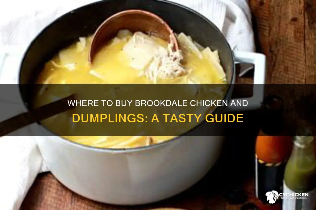 where can i buy brookdale chicken and dumplings