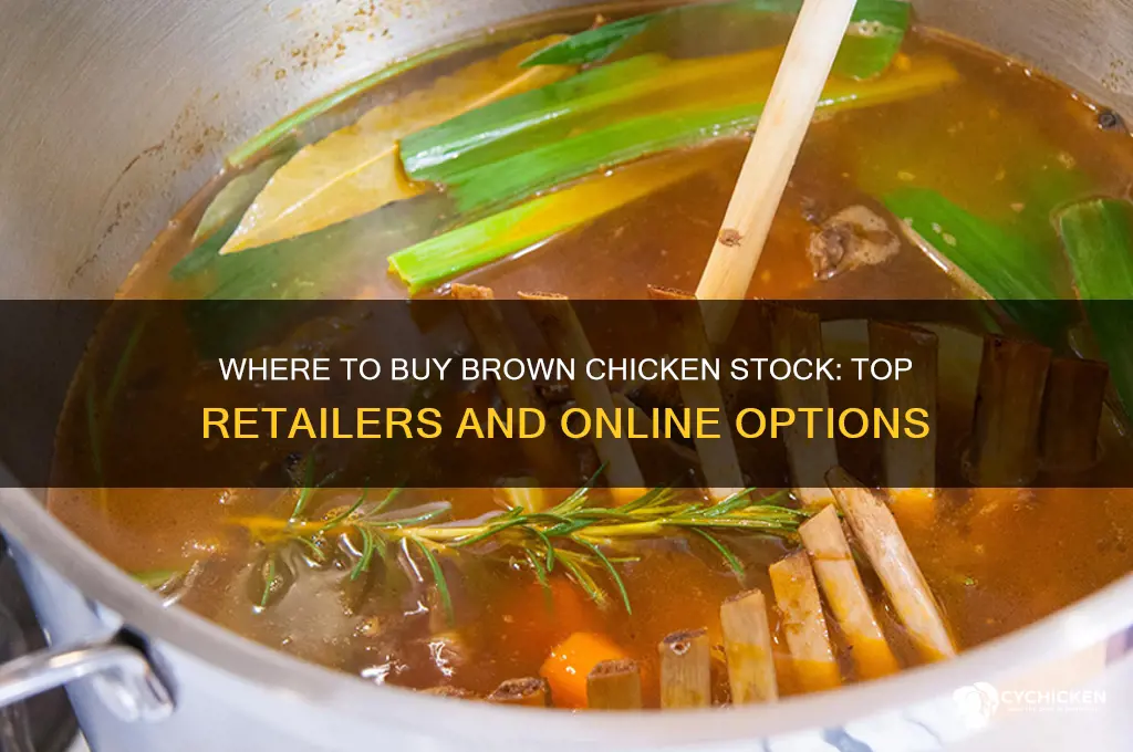 where can i buy brown chicken stock