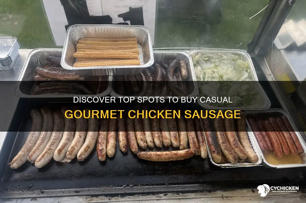 where can i buy casual gourmet chicken sausage