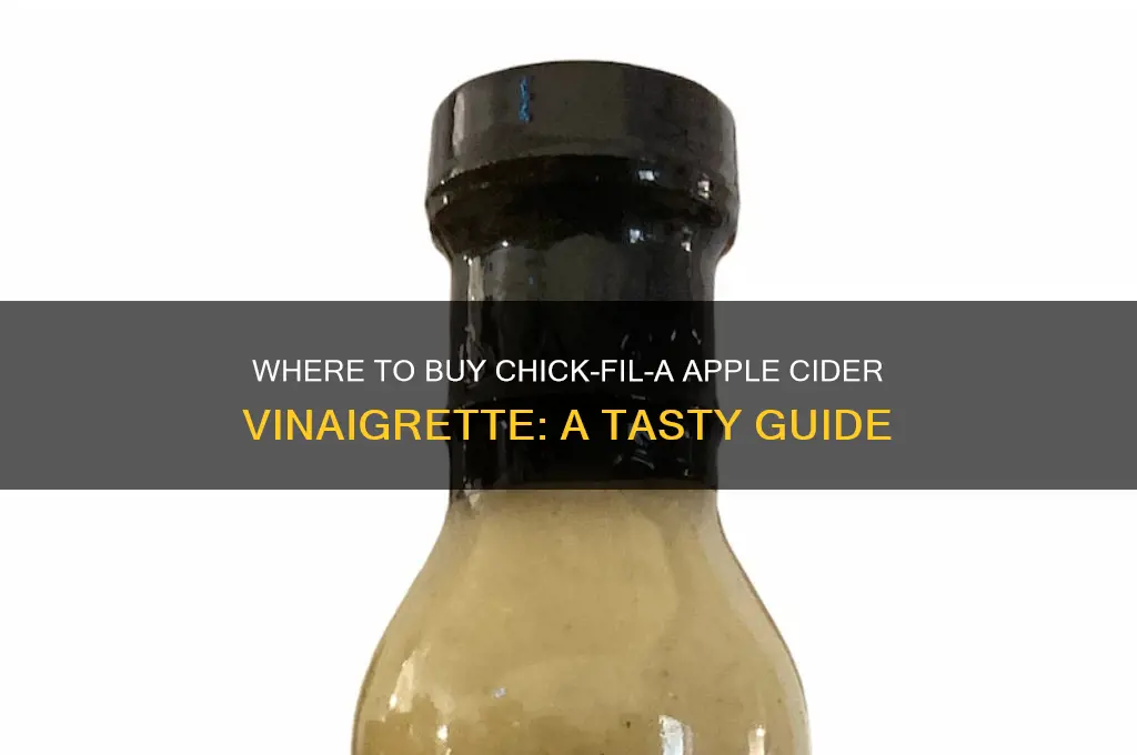 where can i buy chick fil a apple cider vinaigrette