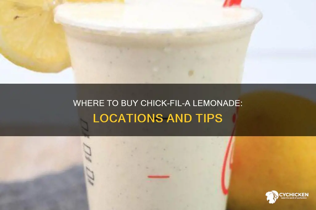 where can i buy chick fil a lemonade