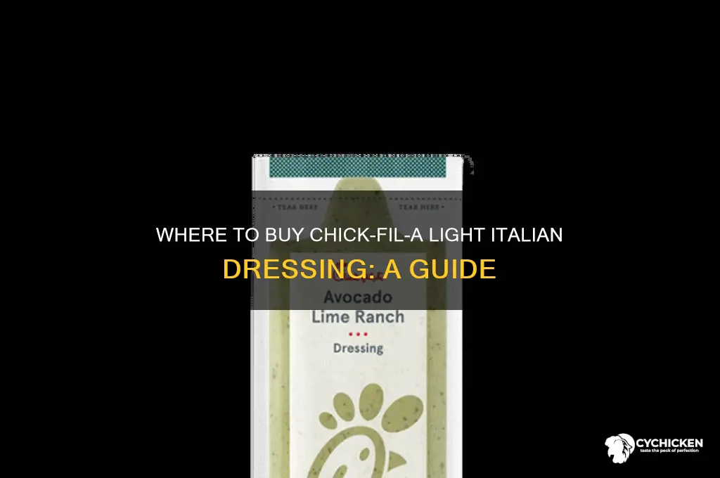 where can i buy chick fil a light italian dressing