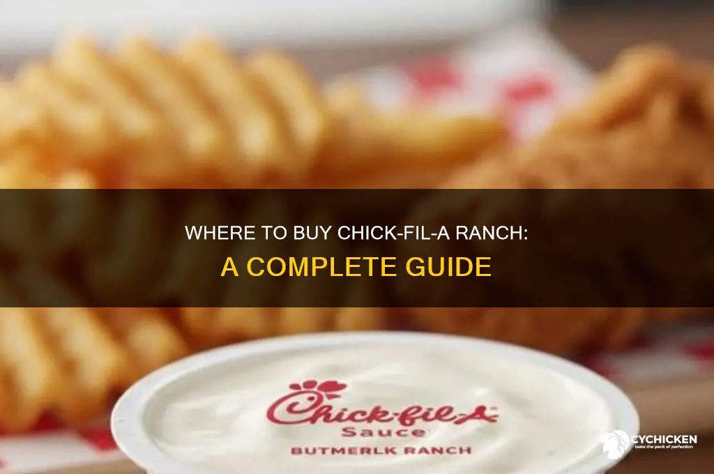 where can i buy chick fil a ranch