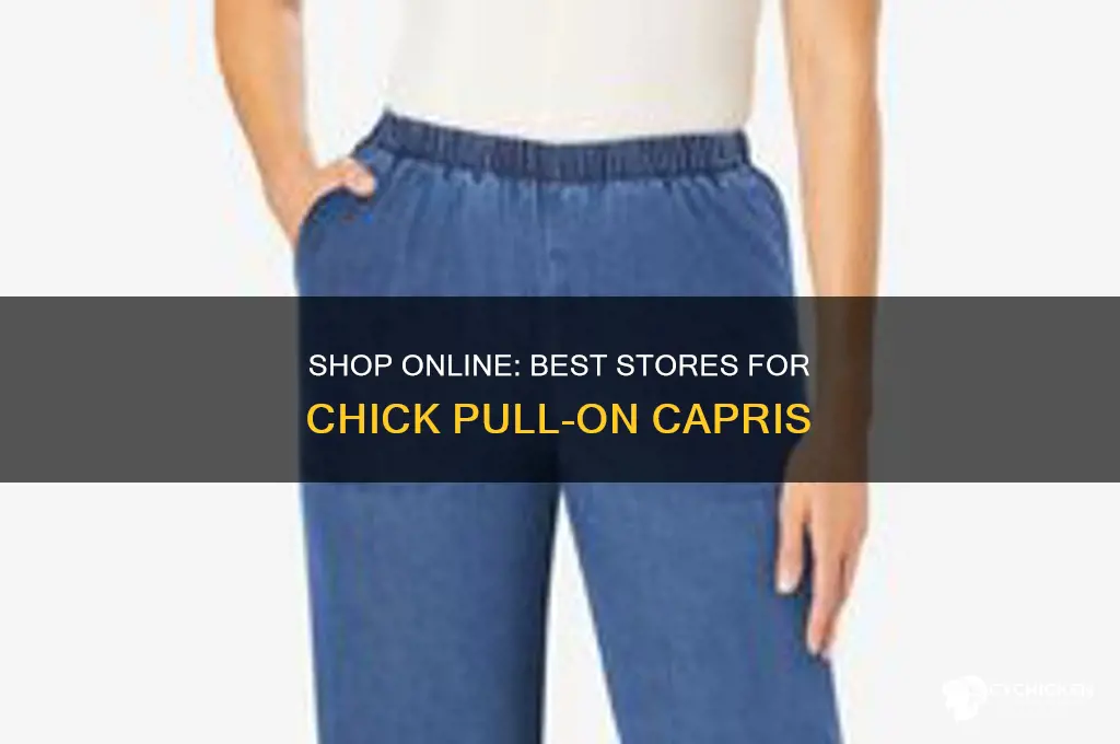 where can i buy chick pull on capris on line