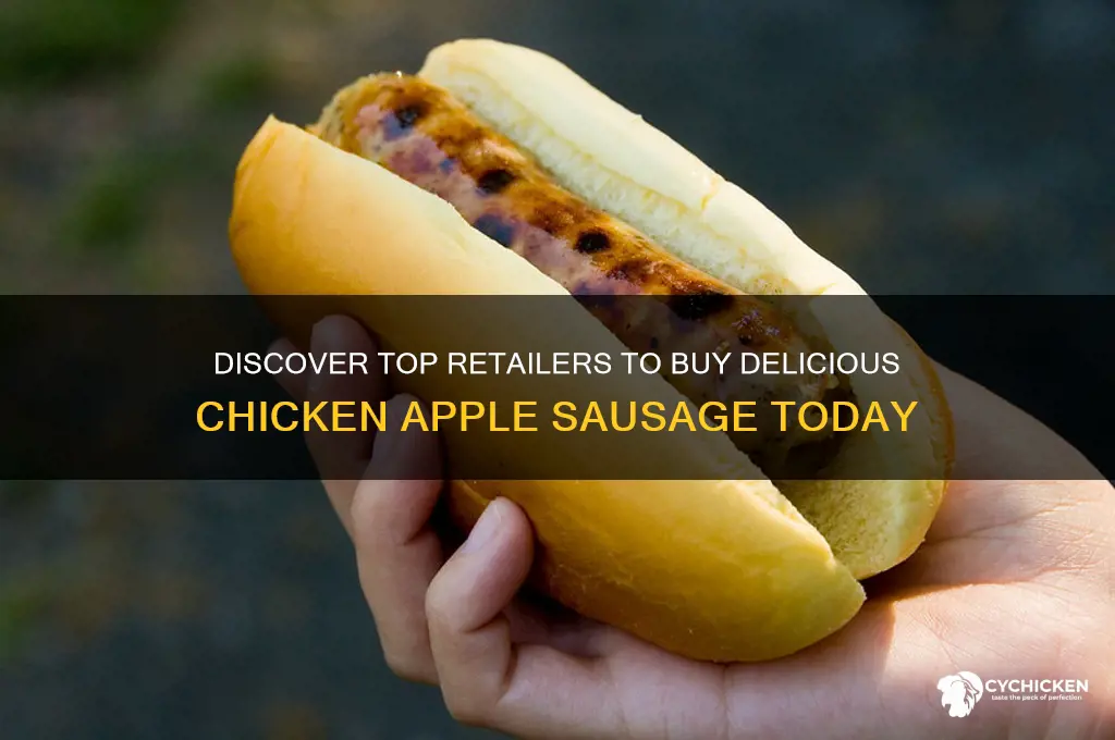 where can i buy chicken apple sausage