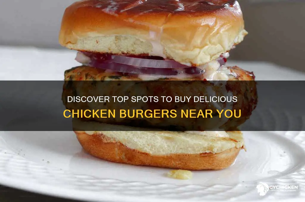 where can i buy chicken burgers