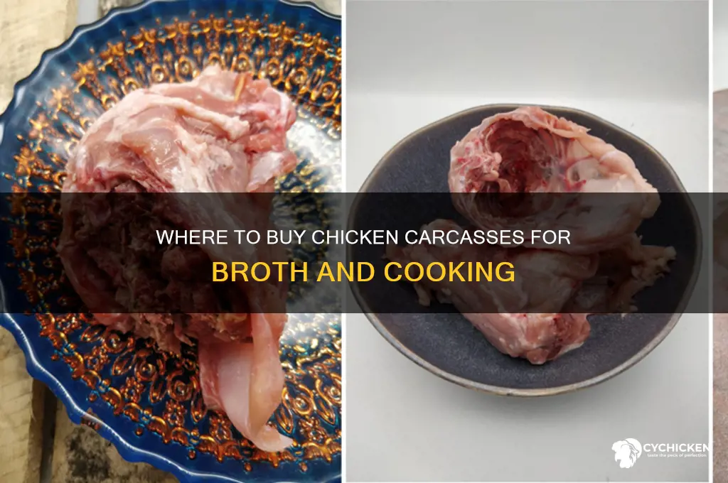where can i buy chicken carcasses