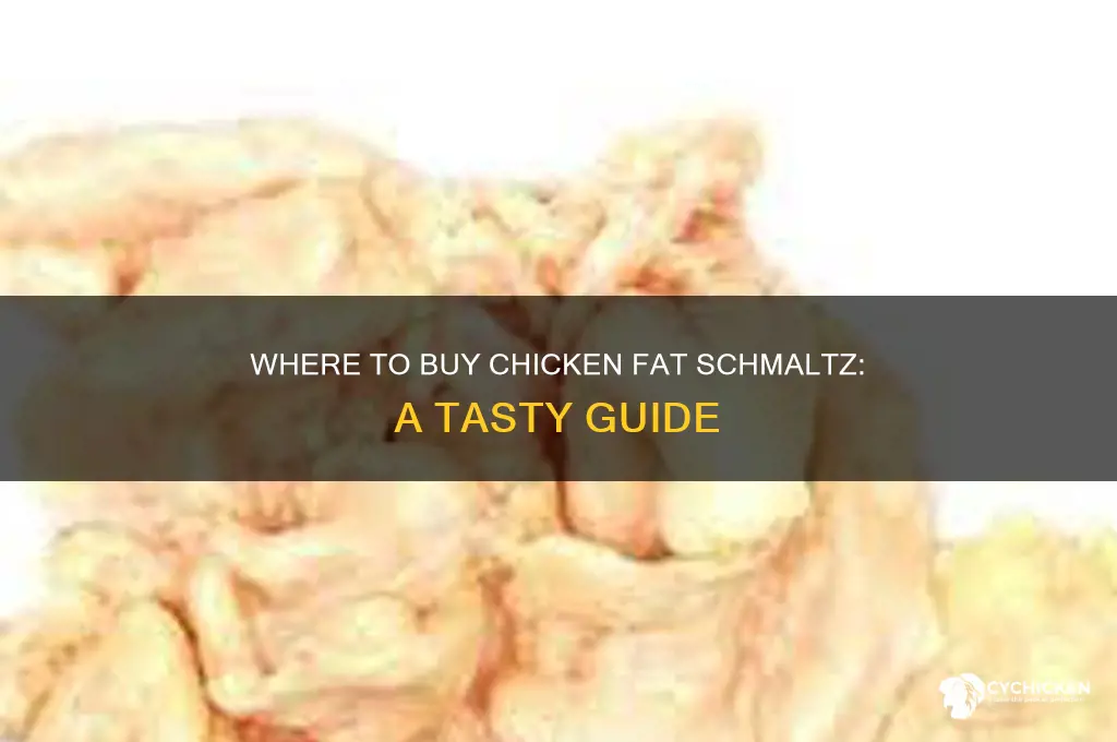 where can i buy chicken fat schmaltz
