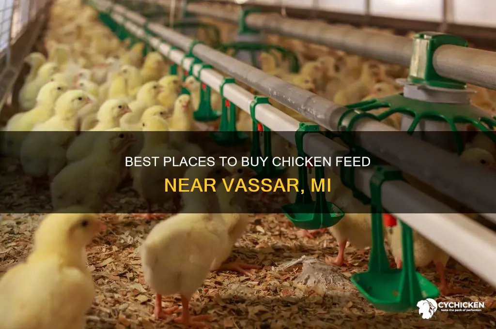 where can i buy chicken food near vassar mi