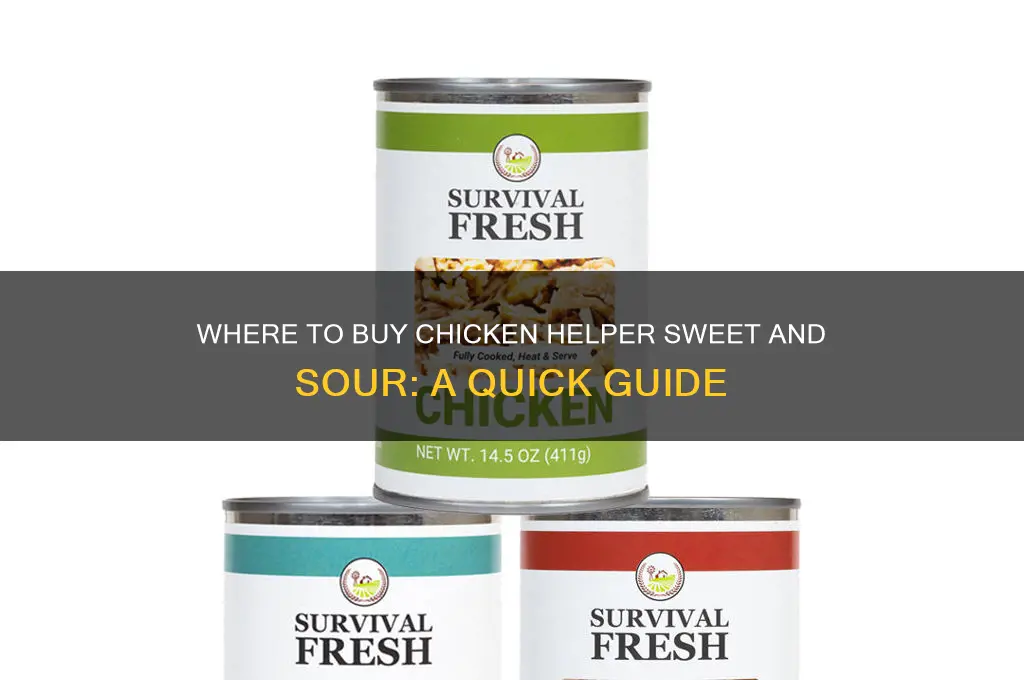 where can i buy chicken helper sweet and sour