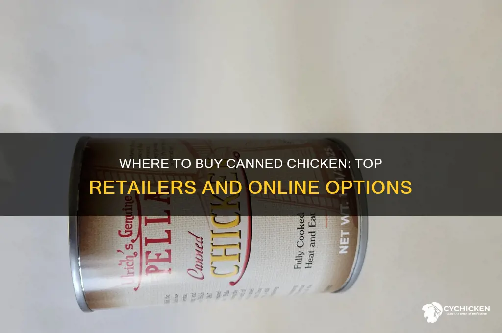 where can i buy chicken in a can