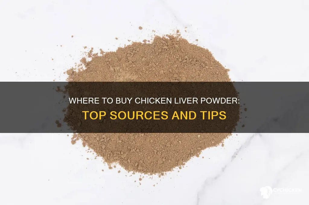 where can i buy chicken liver powder