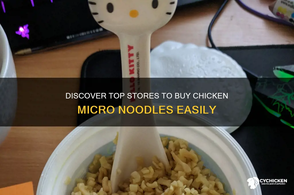 where can i buy chicken micro noodles