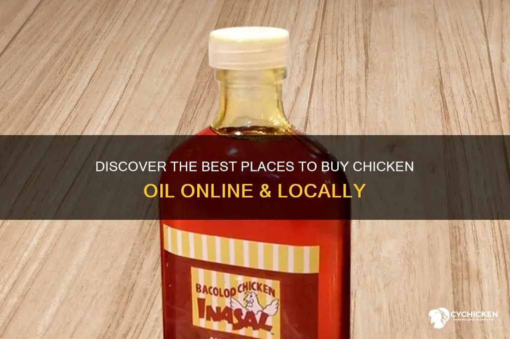 where can i buy chicken oil