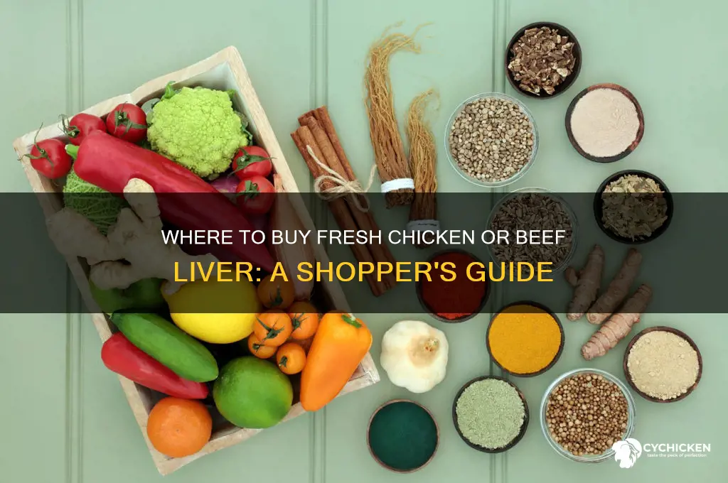 where can i buy chicken or beef liver
