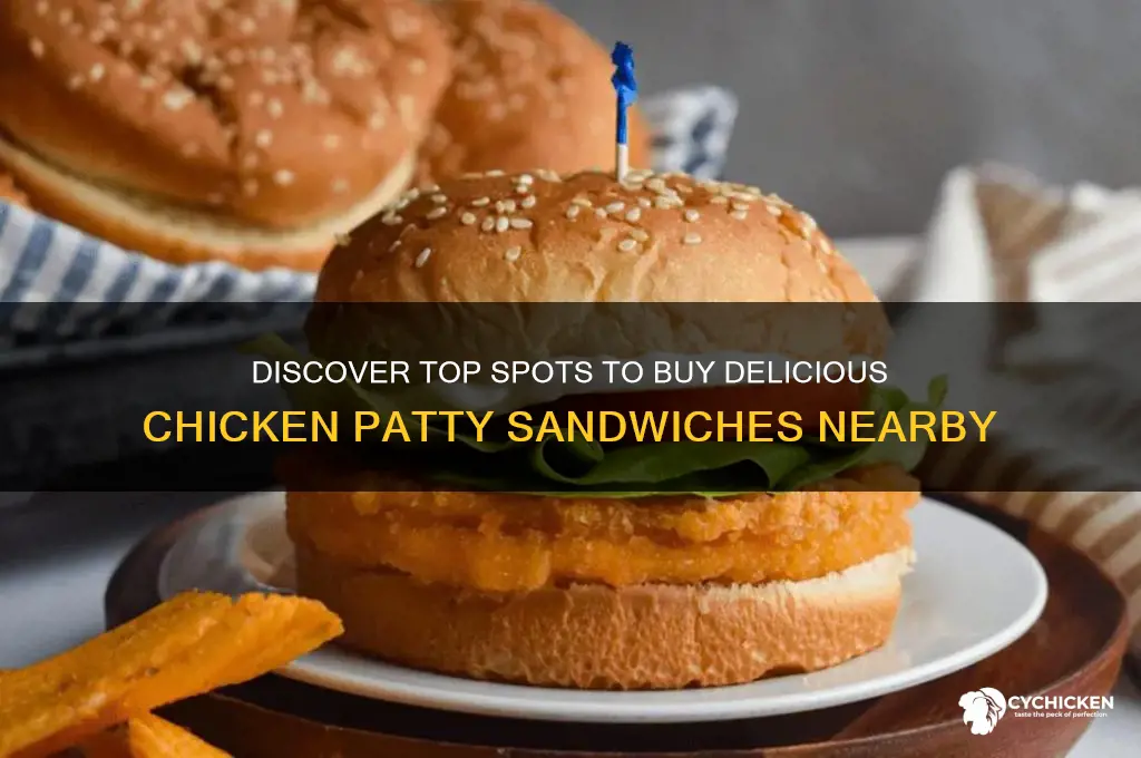 where can i buy chicken patty sandwich