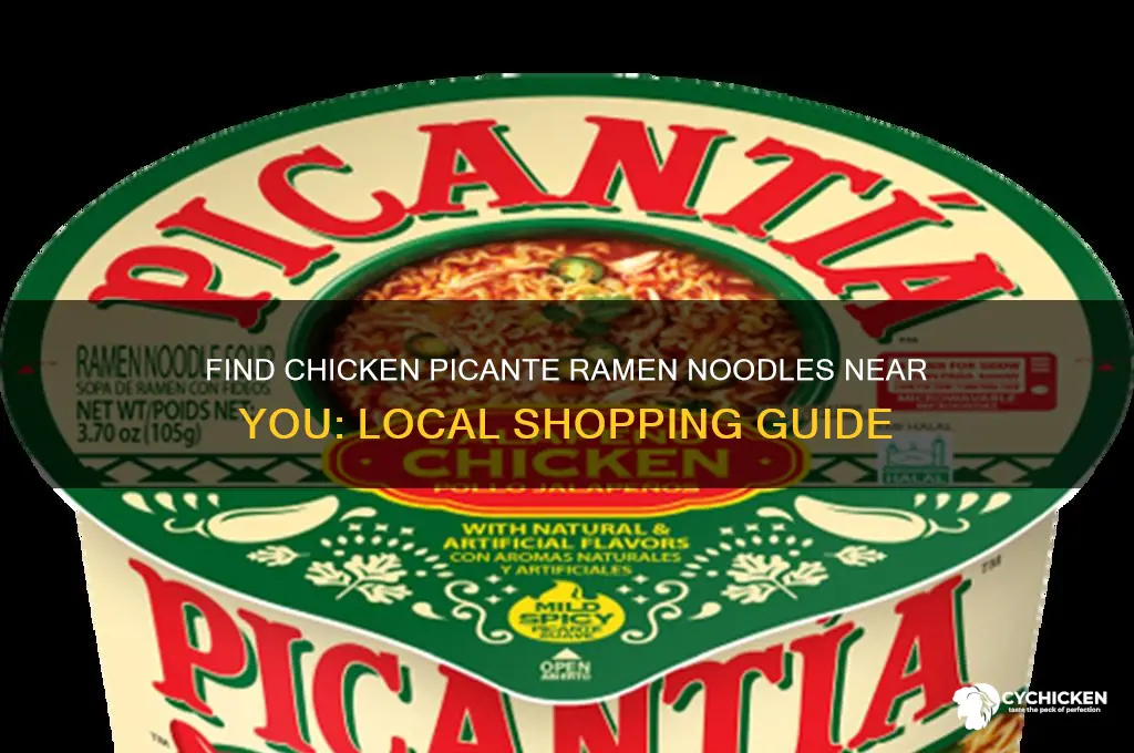 where can i buy chicken picante ramen noodles locally