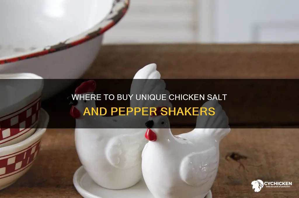 where can i buy chicken salt and pepper shakers