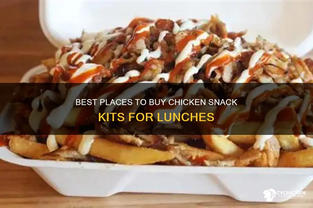 where can i buy chicken snack kits for lunches
