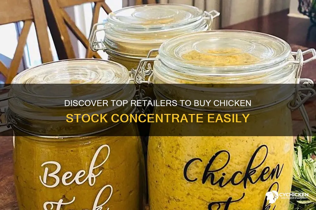 where can i buy chicken stock concentrate