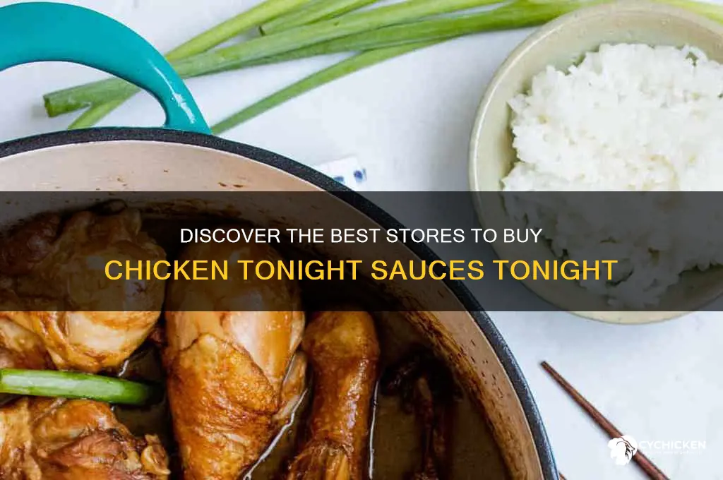 where can i buy chicken tonight sauces