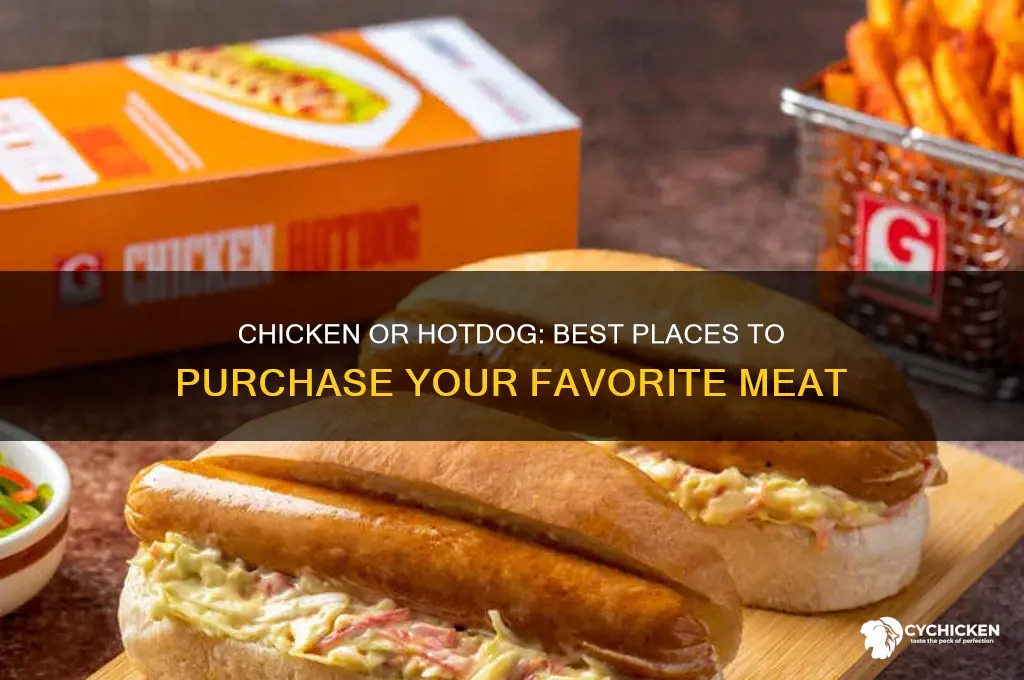 where can i buy chicken vs hotdog