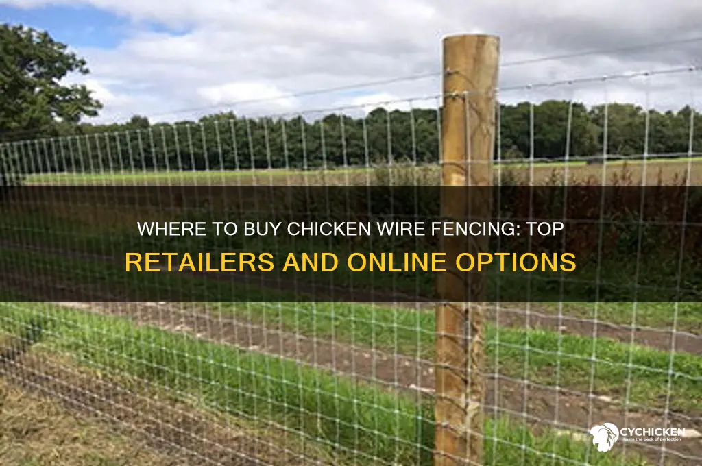 where can i buy chicken wire fencing