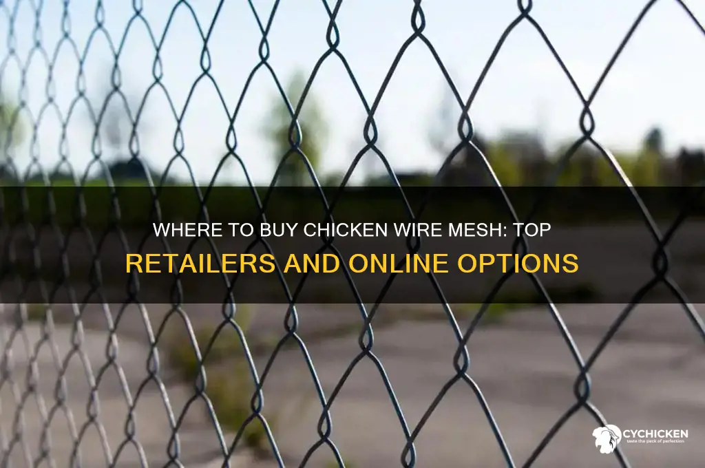 where can i buy chicken wire mesh