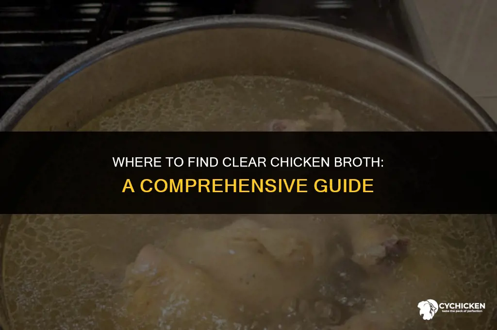 where can i buy clear chicken broth