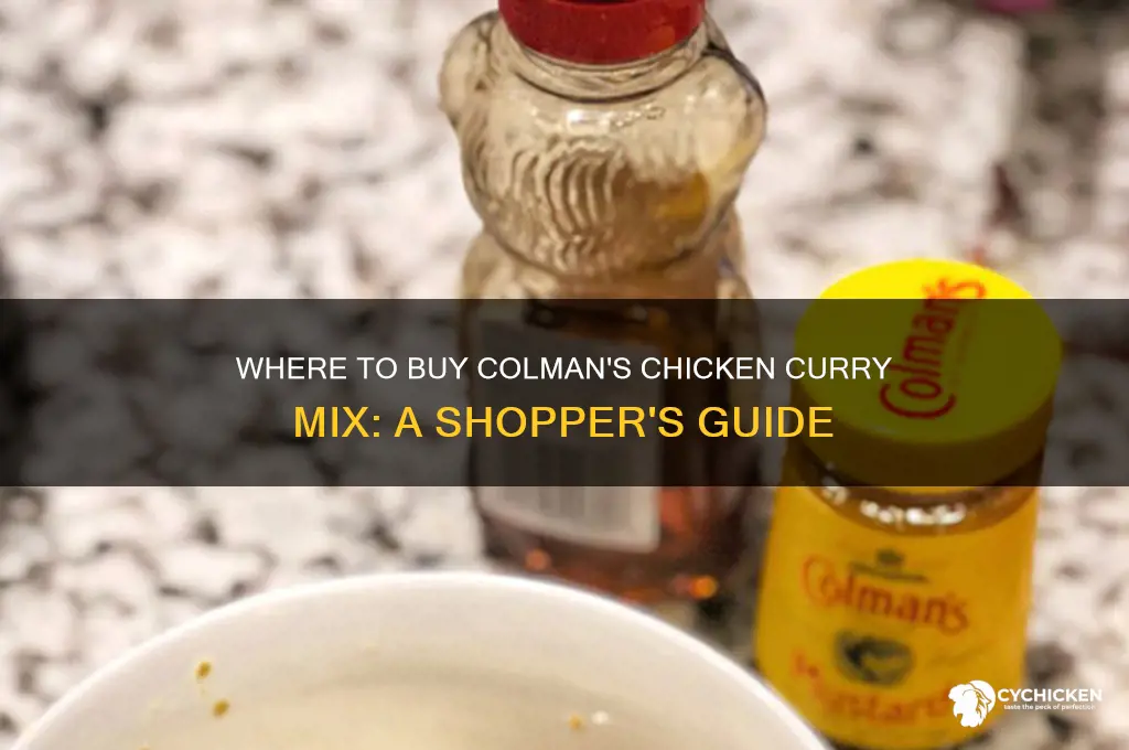 where can i buy colmans chicken curry mix