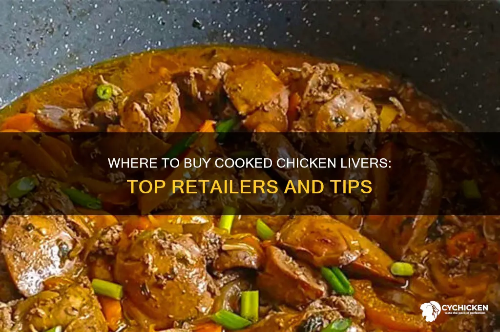 where can i buy cooked chicken livers