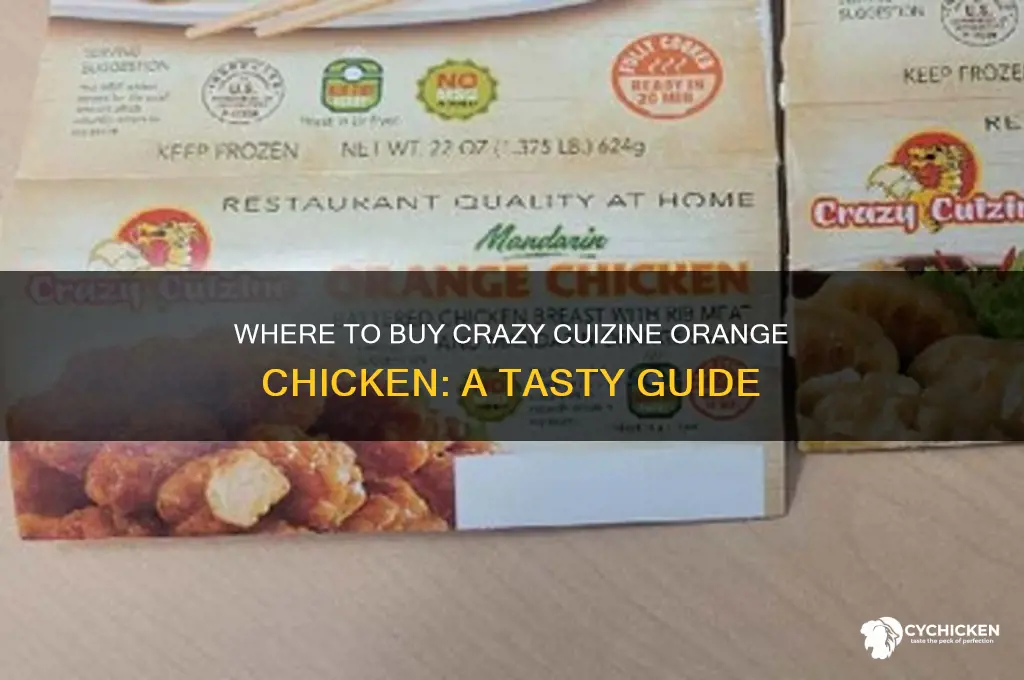 where can i buy crazy cuizine orange chicken