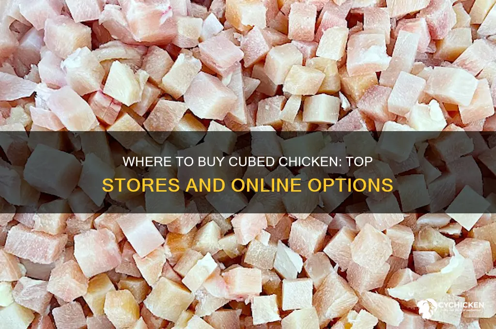 where can i buy cubed chicken