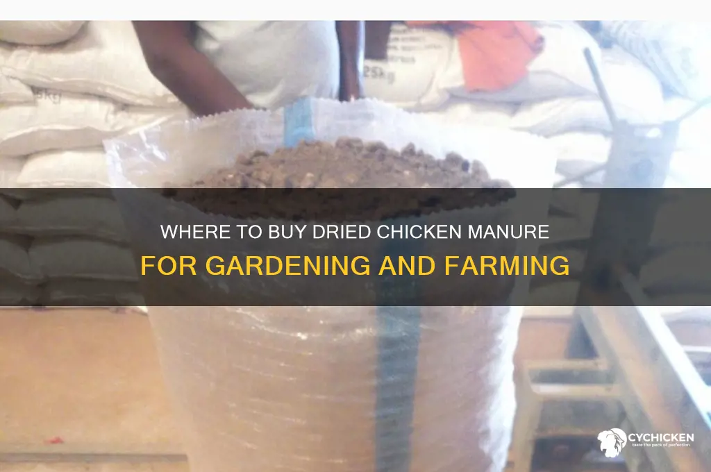 where can i buy dried chicken manure