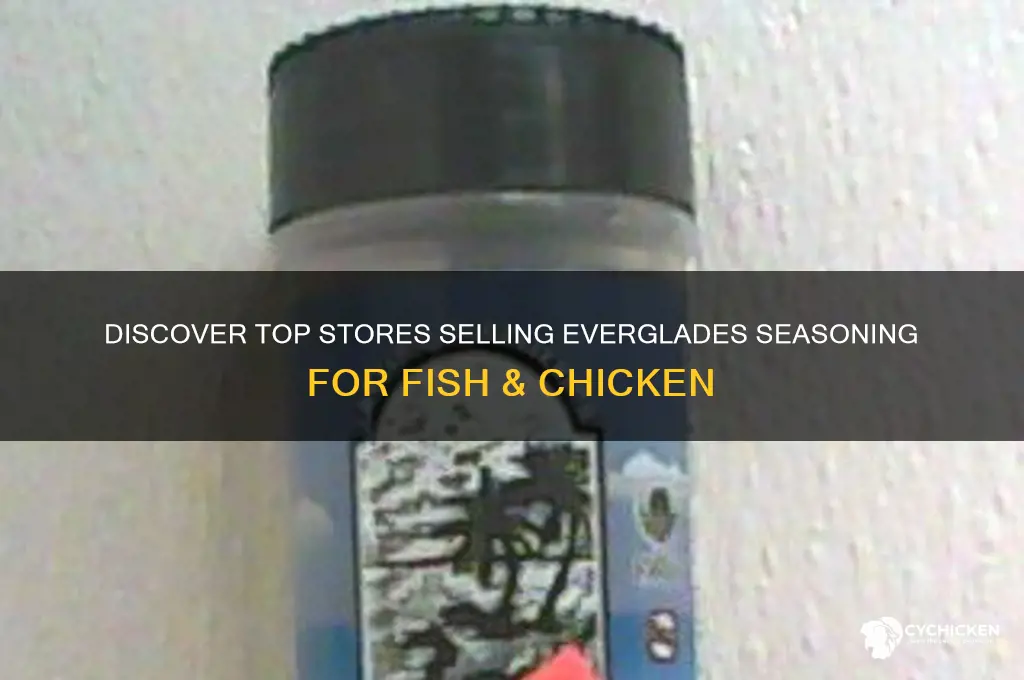 where can i buy everglades seasoning fish & chicken