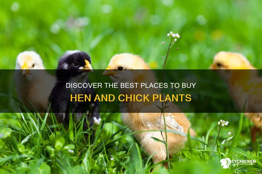 where can i buy hen and chick plants