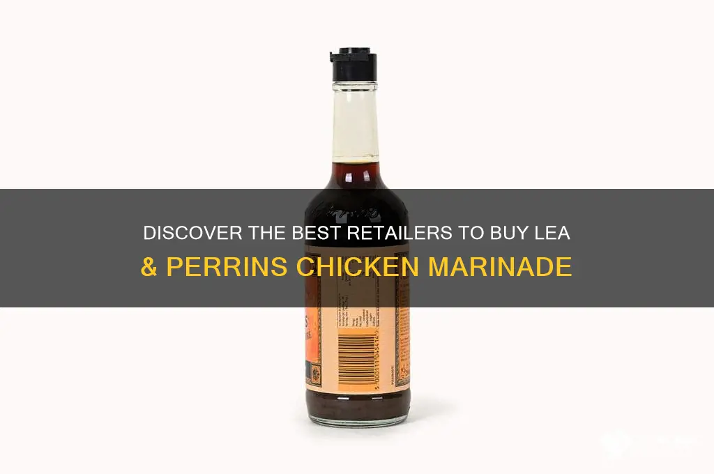 where can i buy lea & perrins chicken marinade
