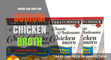 Where to Find Low Sodium Chicken Broth: A Healthy Shopping Guide