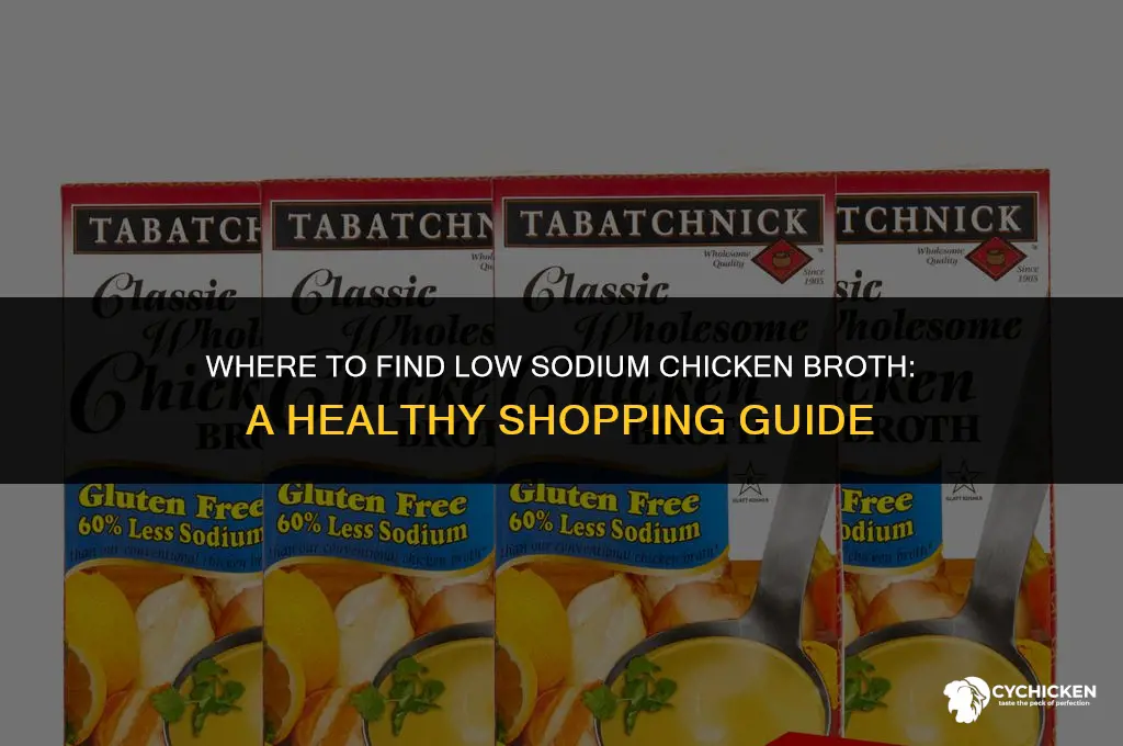 where can i buy low sodium chicken broth