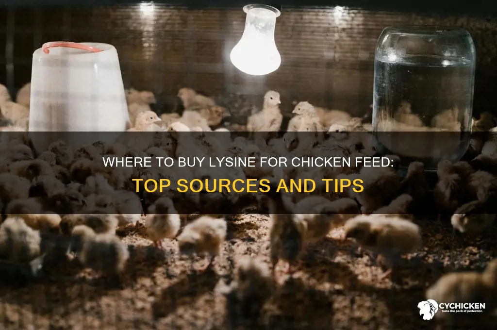 where can i buy lysine for chicken feed