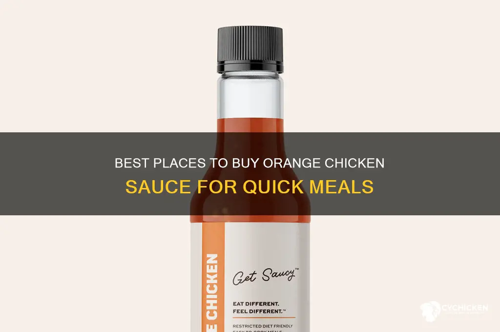 where can i buy orange chicken sauce