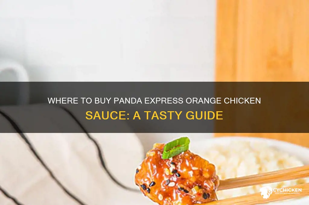 where can i buy panda express orange chicken sauce