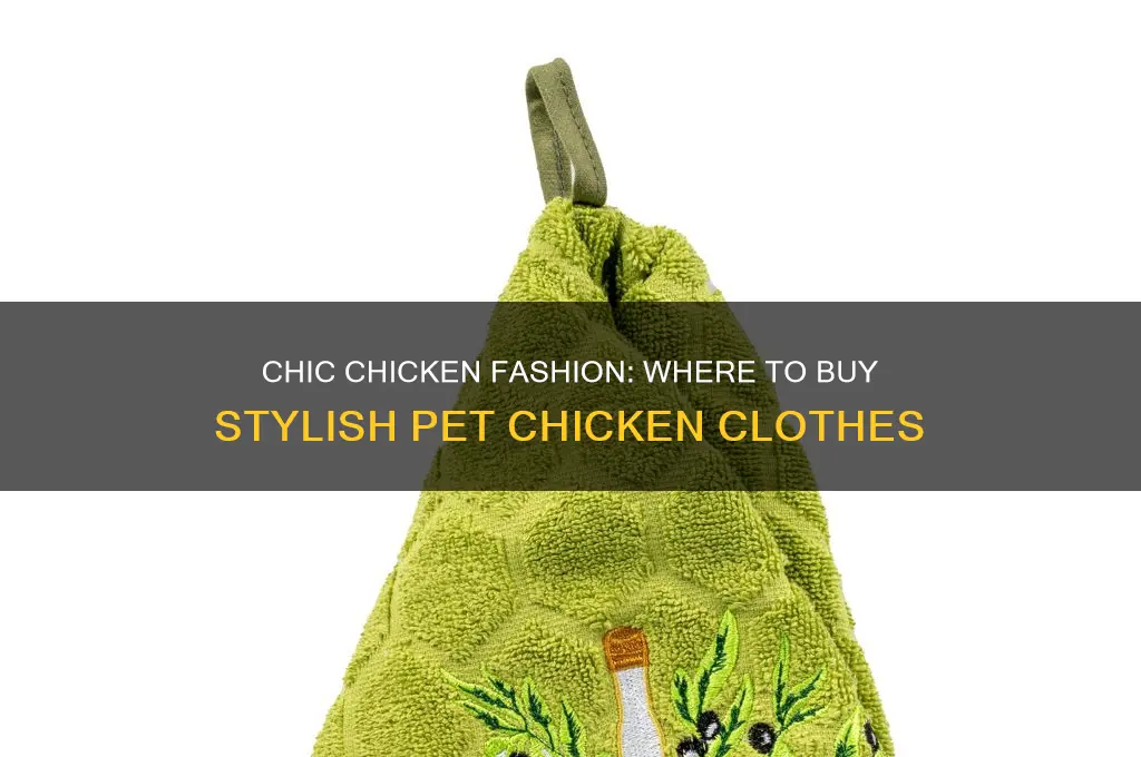 where can i buy pet chicken clothes