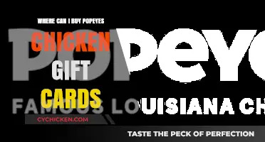 Where to Buy Popeyes Chicken Gift Cards: A Quick Guide