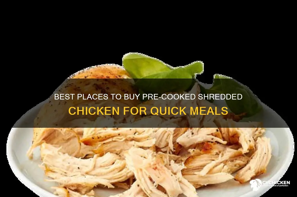 where can i buy pre cooked shredded chicken