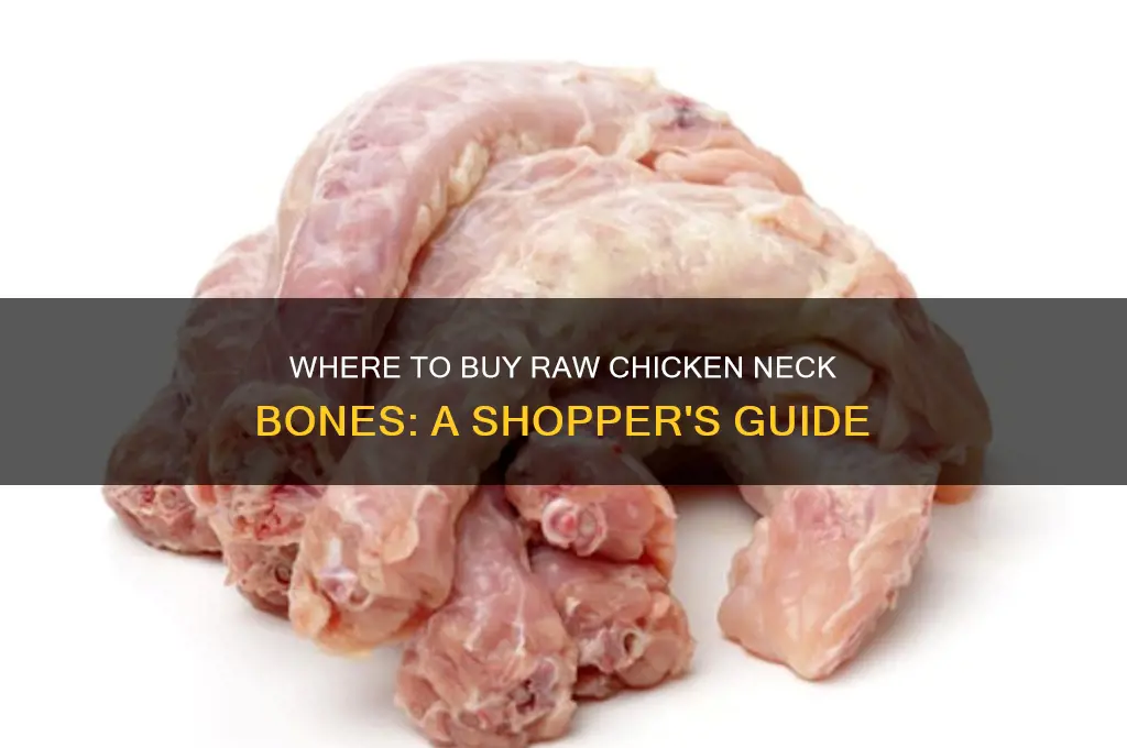 where can i buy raw chicken neck bones